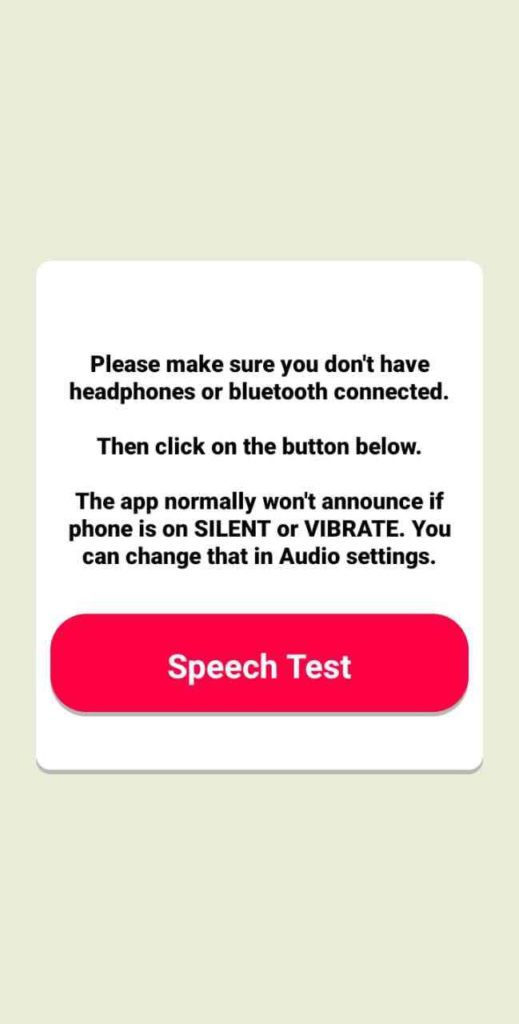 speech test- फोन आने पर नाम बताने वाला Apps