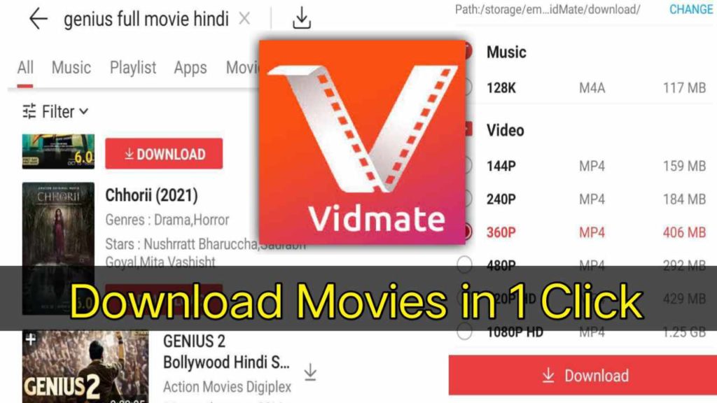 Vidmate से movie download कैसे करें