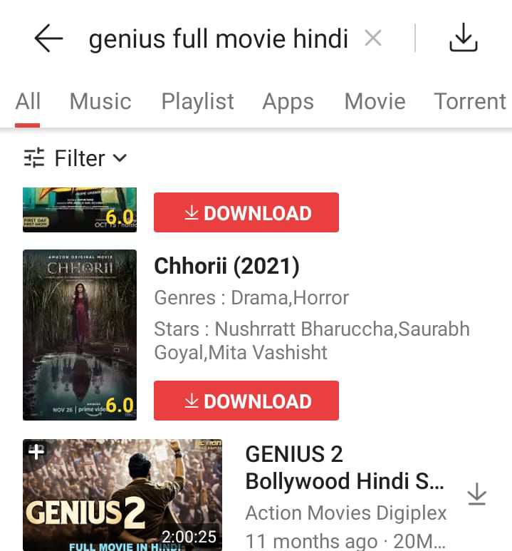 Vidmate से movie download