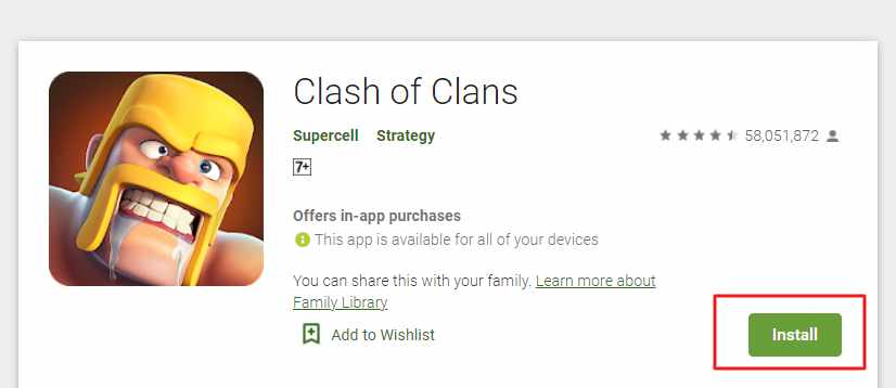 Clash of clans डाउनलोड कैसे करें