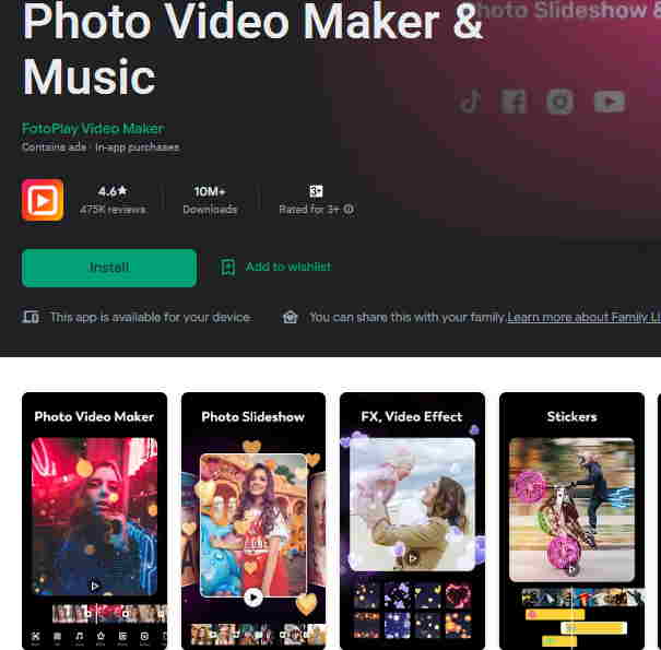Photo Video Maker & Music